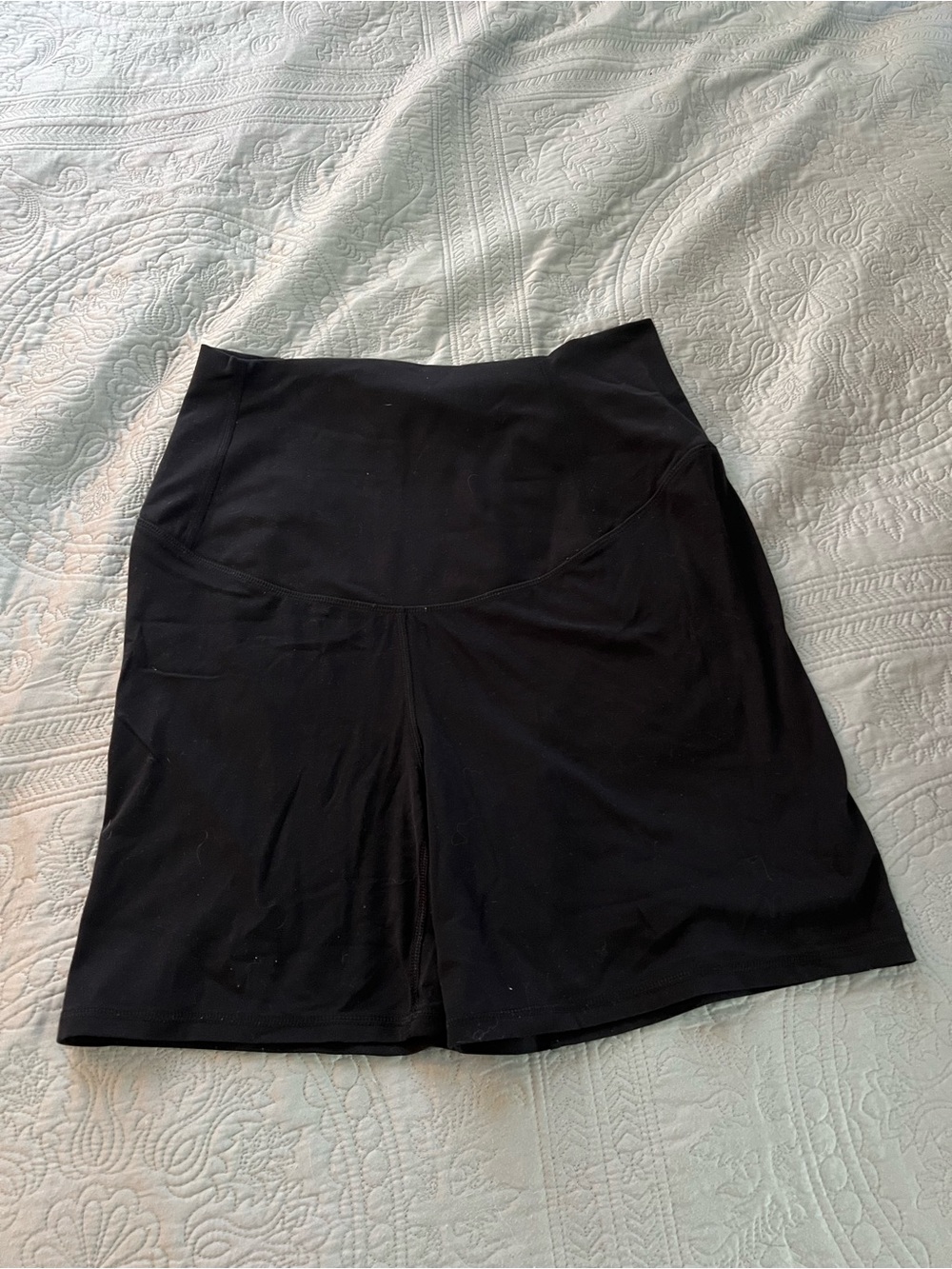 FP Movement x Hatch MATURNITY by Free People Black High-Waist Bike Shorts